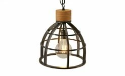 Pendelleuchte, 1-flammig, schwarz/holzfarben -Innenleuchten Verkaufsladen 11685560 4 202009172241