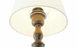 Tischleuchte, 1-flammig, Stoffschirm creme `klein´ | 33|cm -Innenleuchten Verkaufsladen 11685730 5 202008202250