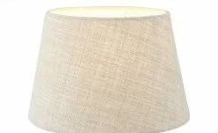 Tischleuchte, 1-flammig, Stoffschirm grau `klein´ | 33|cm -Innenleuchten Verkaufsladen 11685733 3 202008202250