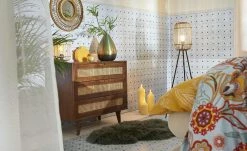 Stehleuchte, 1-flammig, Metallkorb goldfarben 12 Stehleuchte, 1-flammig, Metallkorb goldfarben -Innenleuchten Verkaufsladen 11685751 3 202106021248