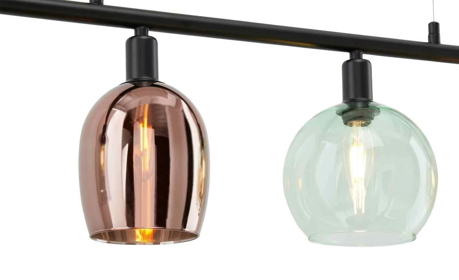 Pendelleuchte,4-flammig, bunte Gläser 7 Pendelleuchte,4-flammig, bunte Gläser – Bild 5