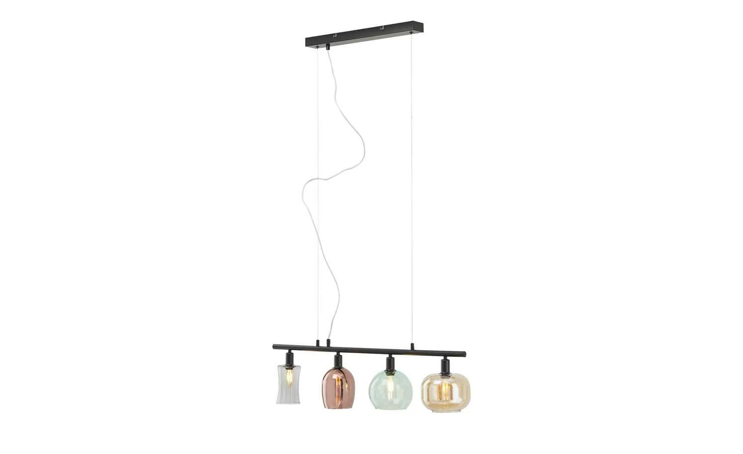 Pendelleuchte,4-flammig, bunte Gläser 9 Pendelleuchte,4-flammig, bunte Gläser – Bild 7