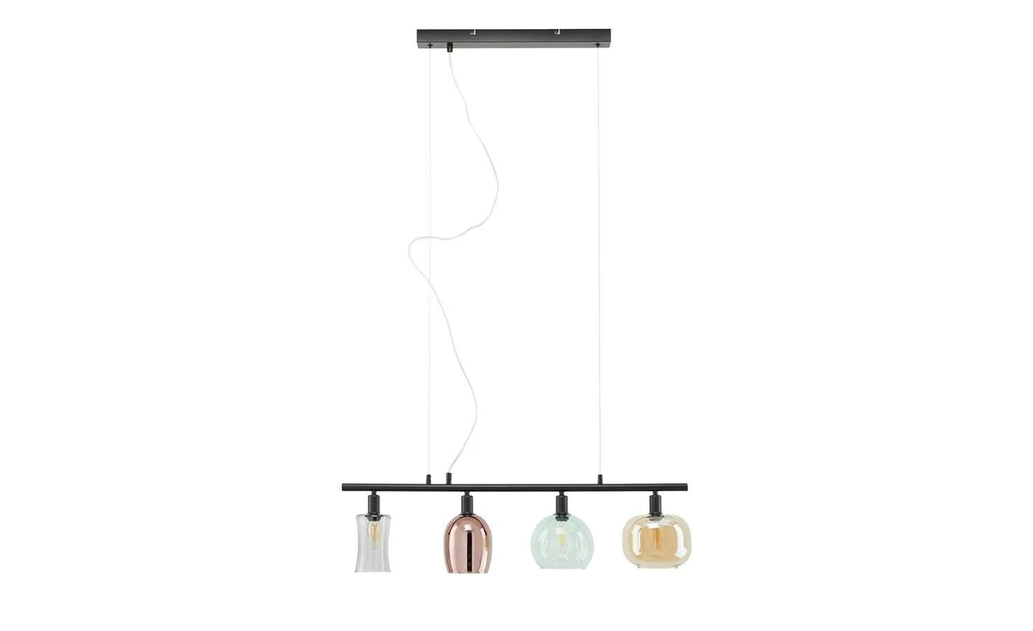 Pendelleuchte,4-flammig, bunte Gläser 10 Pendelleuchte,4-flammig, bunte Gläser – Bild 8