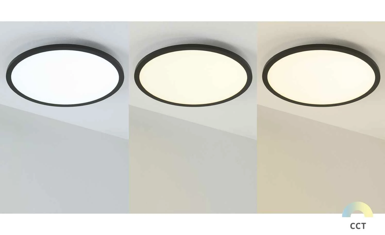 Paul Neuhaus LED-Deckenleuchte, Schwarz, rund 7 Paul Neuhaus LED-Deckenleuchte, Schwarz, rund – Bild 5