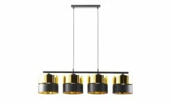 Pendelleuchte, 4-flammig, Schwarz/goldfarben -Innenleuchten Verkaufsladen 11685835 5 202011202242