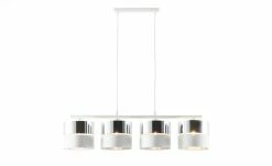 Pendelleuchte, 4-flammig, Weiß/silberfarben -Innenleuchten Verkaufsladen 11685842 6 202101182236