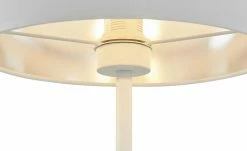 Tischleuchte, 1-flammig, weiß/silberfarben -Innenleuchten Verkaufsladen 11685846 1 202008192237