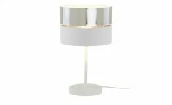 Tischleuchte, 1-flammig, weiß/silberfarben -Innenleuchten Verkaufsladen 11685846 6 202008192237