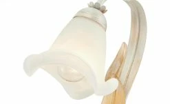 Tischleuchte, 1-flammig, weiß/ goldfarbend abgesetzt -Innenleuchten Verkaufsladen 11685871 3 202101182236