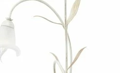 Stehleuchte, 3-flammig, weiß/goldfarbend abgesetzt -Innenleuchten Verkaufsladen 11685872 4 202101182236