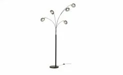 Meisterleuchten Bogenleuchte, 5-flammig, schwarz / Rauchglas -Innenleuchten Verkaufsladen 11685898 17 202204191232