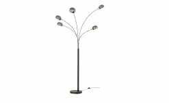 Meisterleuchten Bogenleuchte, 5-flammig, schwarz / Rauchglas -Innenleuchten Verkaufsladen 11685898 8 202204191232