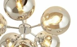 Meisterleuchten Deckenleuchte, 6-flammig, chrom / Rauchglas -Innenleuchten Verkaufsladen 11685912 2 202109151233