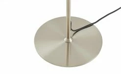 KHG LED-Stehleuchte, 1-flammig, Nickel-matt mit Stoffschirm -Innenleuchten Verkaufsladen 11685915 4 202108201246