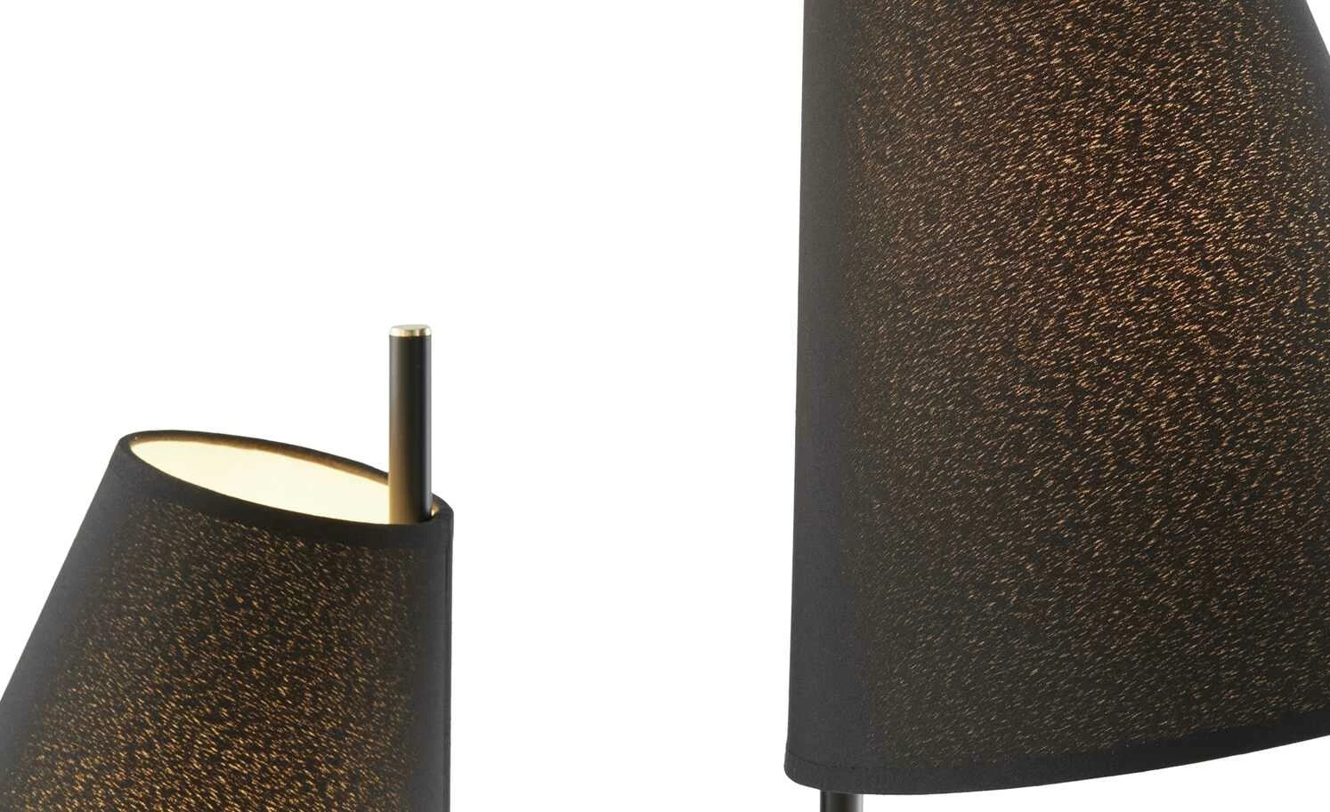 KHG Stehleuchte, 2-flammig, schwarz 8 KHG Stehleuchte, 2-flammig, schwarz – Bild 6