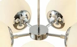 Meisterleuchten Pendelleuchte, 6-flammig, chrom/ Glaskugel -Innenleuchten Verkaufsladen 11685919 2 202107271302