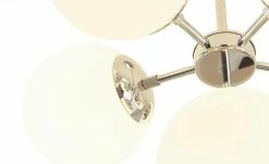 Meisterleuchten Deckenleuchte, 6-flammig, chrom/ Glaskugel -Innenleuchten Verkaufsladen 11685920 5 202109151233