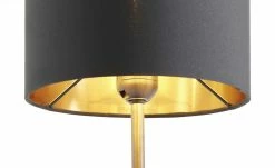 KHG Tischleuchte, 1-flammig, schwarz/goldfarben -Innenleuchten Verkaufsladen 11685928 5 202109151233