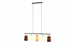 KHG Pendelleuchte, 5-flammig, schwarz, verschiedene Stoffschirme -Innenleuchten Verkaufsladen 11685931 3 202107292232