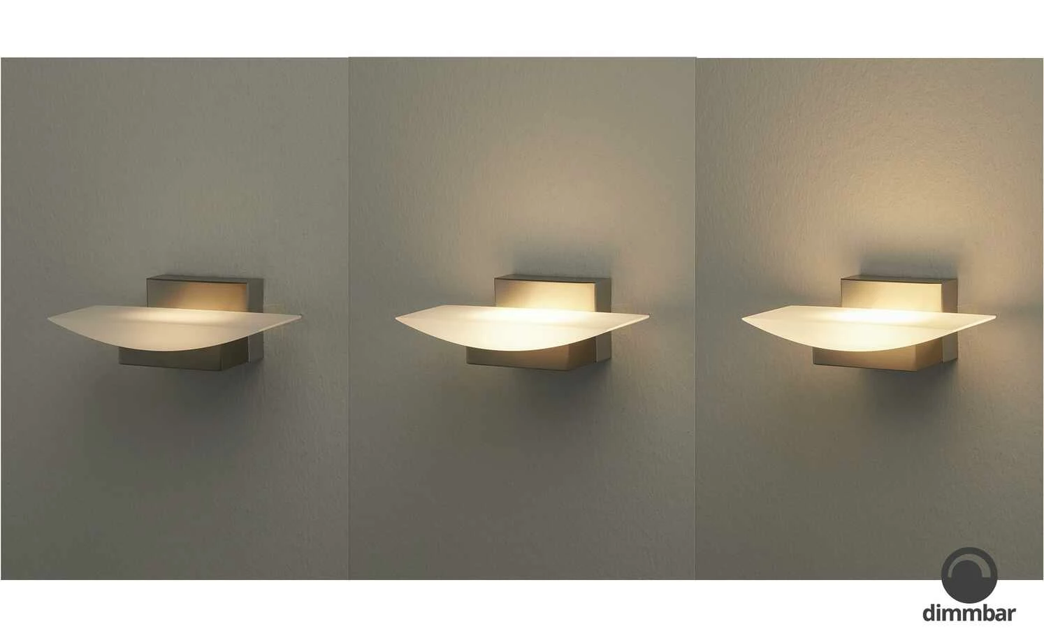 Fischer-Honsel LED-Wandleuchte, Nickel-matt mit Taster 4 Fischer-Honsel LED-Wandleuchte, Nickel-matt mit Taster – Bild 2