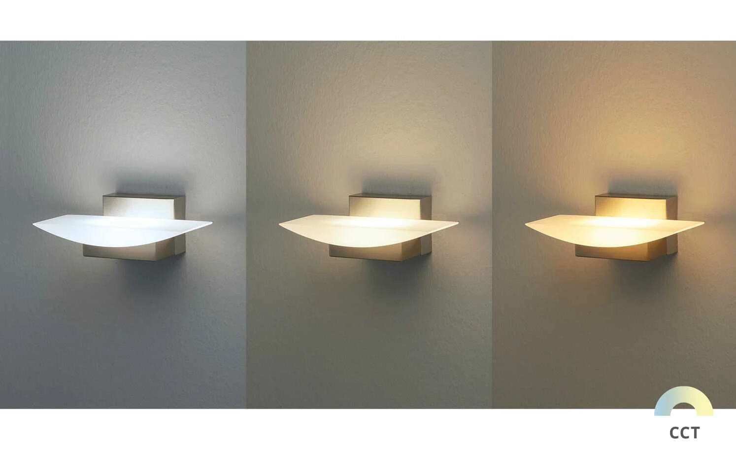 Fischer-Honsel LED-Wandleuchte, Nickel-matt mit Taster 3 Fischer-Honsel LED-Wandleuchte, Nickel-matt mit Taster