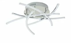 Fischer-Honsel LED-Deckenleuchte, 5-flammig, chrom -Innenleuchten Verkaufsladen 11686042 2 202109171234