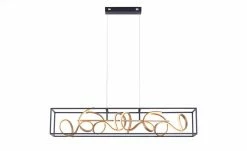 Paul Neuhaus LED-Pendelleuchte, schwarz/goldfarben 11 Paul Neuhaus LED-Pendelleuchte, schwarz/goldfarben -Innenleuchten Verkaufsladen 11686052 3 202012032239