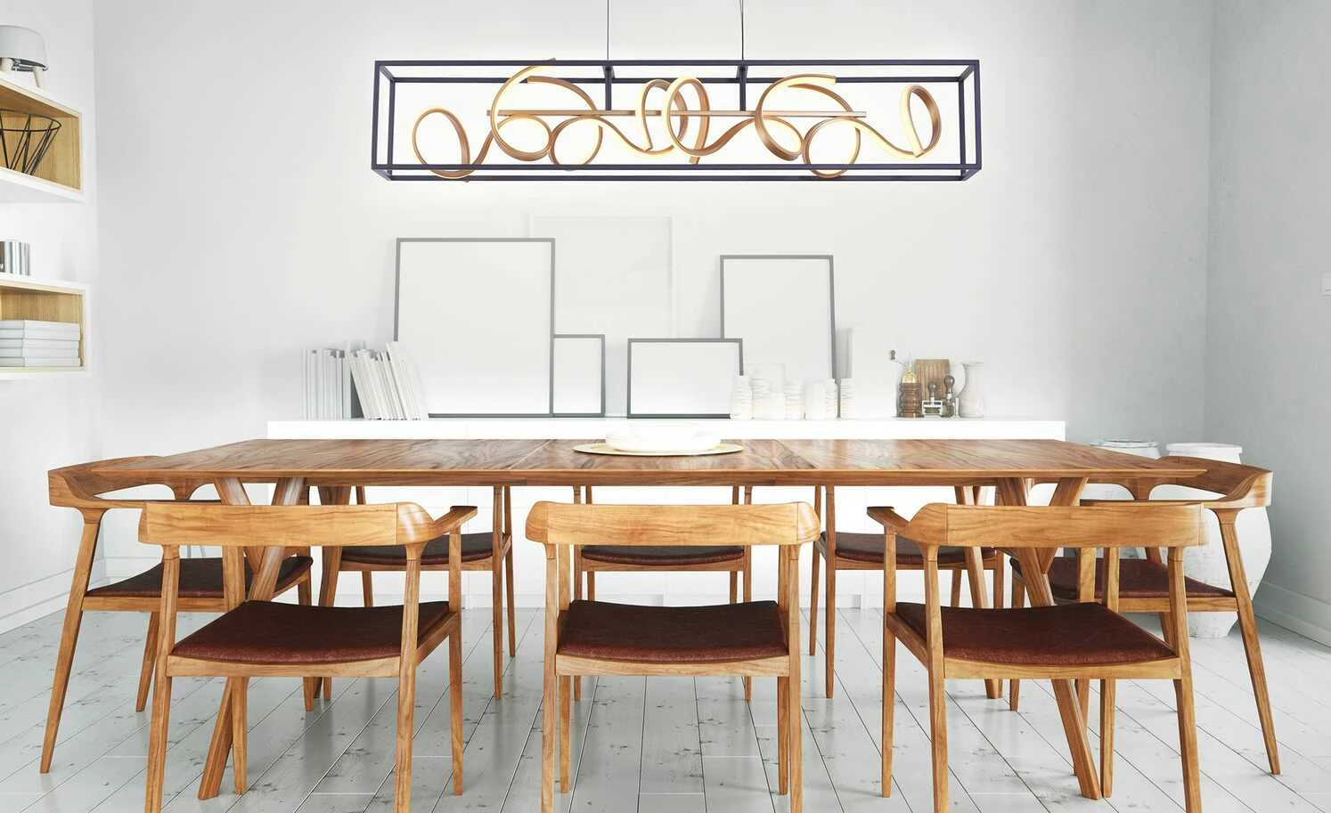 Paul Neuhaus LED-Pendelleuchte, schwarz/goldfarben 3 Paul Neuhaus LED-Pendelleuchte, schwarz/goldfarben