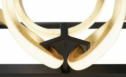 Fischer-Honsel LED-Tischleuchte, schwarz/ Blattgold -Innenleuchten Verkaufsladen 11686062 4 202101212236