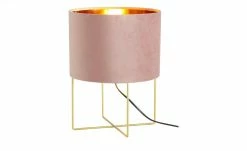 Fischer-Honsel Tischleuchte, 1-flammig, rose´Samt `klein´ | 32|cm Rosa -Innenleuchten Verkaufsladen 11686074 8 202205121239