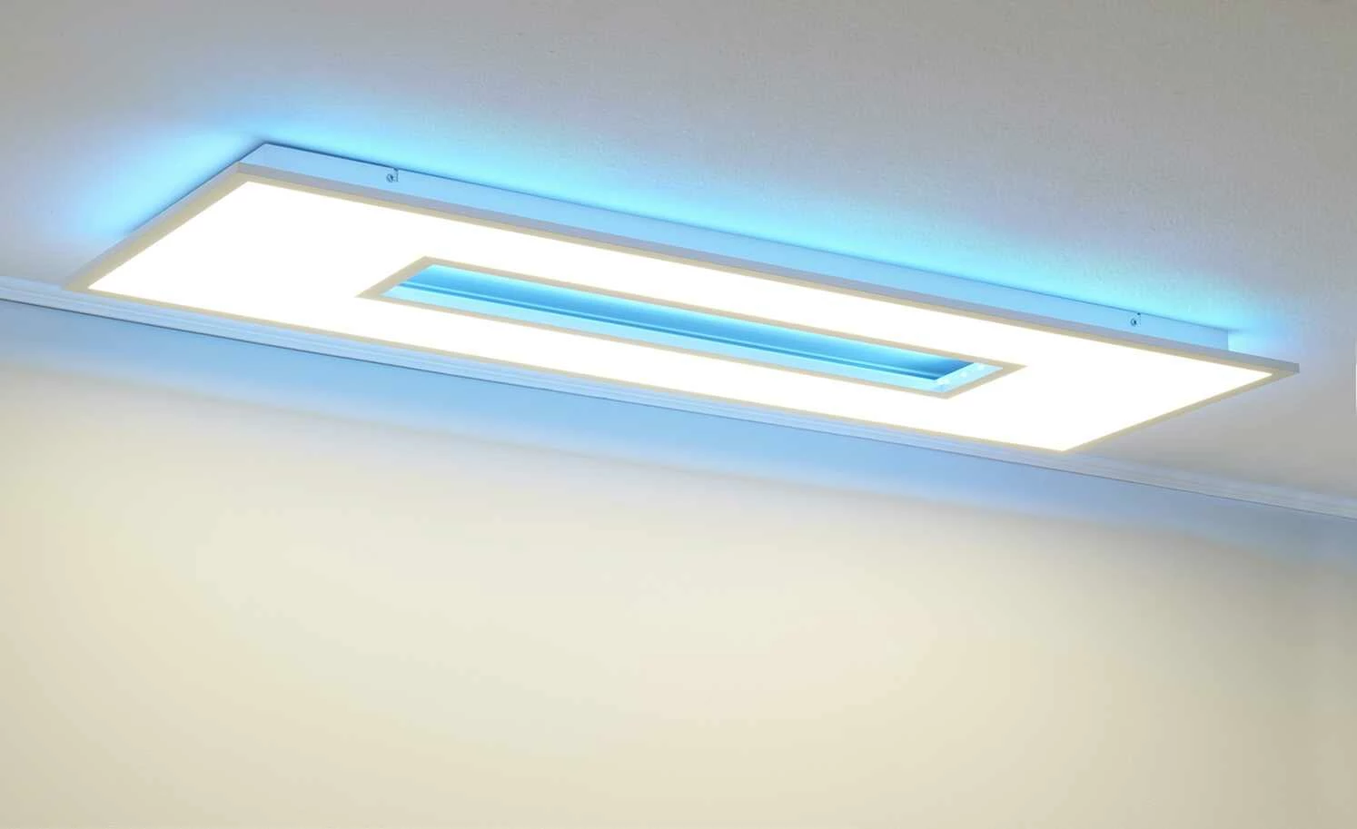 Paul Neuhaus LED-Deckenleuchte, 1-flammig, Weiß mit Backlight 14 Paul Neuhaus LED-Deckenleuchte, 1-flammig, Weiß mit Backlight – Bild 12