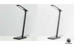 Paul Neuhaus LED-Schreibtischleuchte, Schwarz mit Ladefunktion