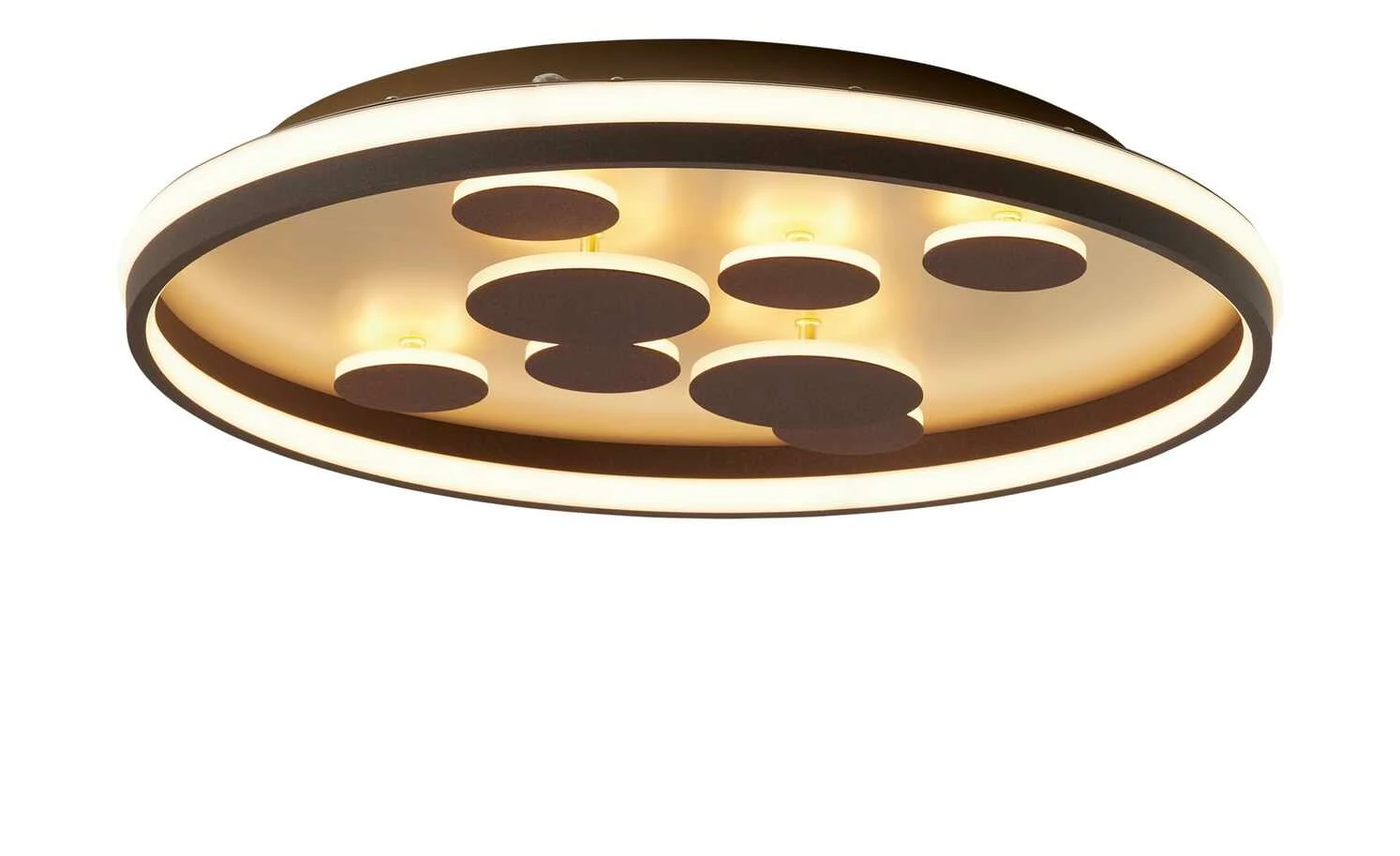 Fischer-Honsel LED-Deckenleuchte braun-rost, rund 7 Fischer-Honsel LED-Deckenleuchte braun-rost, rund – Bild 5