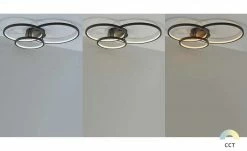 Trio Deckenleuchte, anthrazit, Kreise, WiZ-Connected | Schwarz -Innenleuchten Verkaufsladen 11686134 4 202102032234