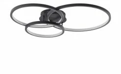 Trio Deckenleuchte, anthrazit, Kreise, WiZ-Connected | Schwarz -Innenleuchten Verkaufsladen 11686134 7 202102032234