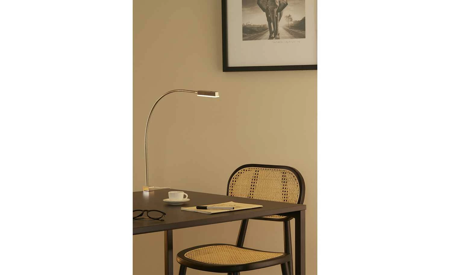 Fischer-Honsel LED-Klemmleuchte, Nickel-matt mit Gestensteuerung 3 Fischer-Honsel LED-Klemmleuchte, Nickel-matt mit Gestensteuerung