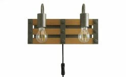 Trio Wandleuchte, 2-flammig, Paletten-Optik -Innenleuchten Verkaufsladen 11686138 2 202103041239