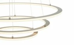 Trio LED-Pendelleuchte, Nickel-matt, `Ringe` -Innenleuchten Verkaufsladen 11686142 11 202111052251