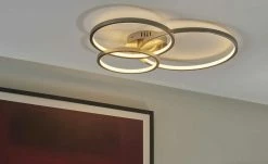 Trio Deckenleuchte, Nickel-matt, Kreise, Wiz-Connected -Innenleuchten Verkaufsladen 11686154 1 202102032234