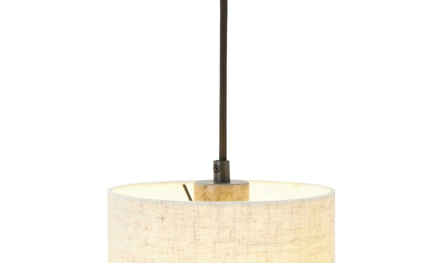 Trio Pendelleuchte, 4-flammig, Pinienholz/ Stoffschirm 6 Trio Pendelleuchte, 4-flammig, Pinienholz/ Stoffschirm – Bild 4