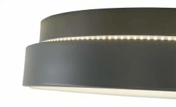 Wofi LED-Deckenleuchte, grau mit Backlight ´groß` -Innenleuchten Verkaufsladen 11686179 2 202012032240