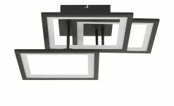 Wofi LED-Deckenleuchte, 3-flammig, schwarz-matt 8 Wofi LED-Deckenleuchte, 3-flammig, schwarz-matt -Innenleuchten Verkaufsladen 11686186 3 202103162233