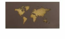 Wofi LED-Wandleuchte ´Landkarte` Blattgold-Optik -Innenleuchten Verkaufsladen 11686187 5 202103182233