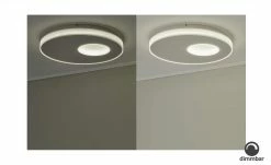 B-Leuchten LED-Decken- und Wandleuchte weiß mit Fernbedienung | 50|cm -Innenleuchten Verkaufsladen 11686201 3 202204251234