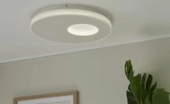 B-Leuchten LED-Decken- und Wandleuchte weiß mit Fernbedienung | 50|cm