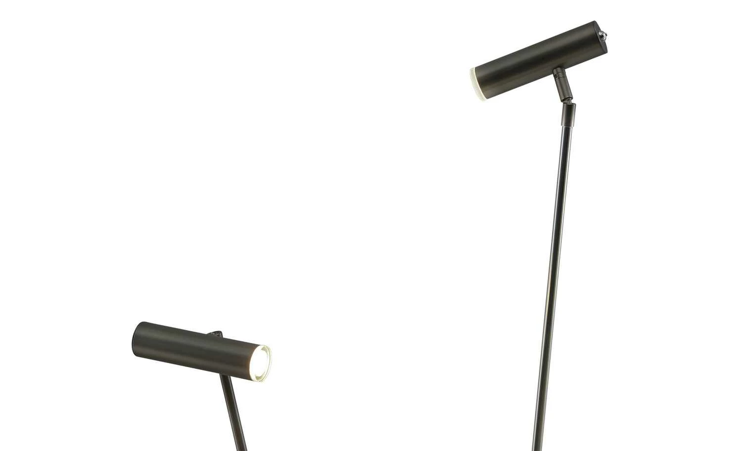 B-Leuchten LED-Stehleuchte, 2-flammig, bronzefarben 6 B-Leuchten LED-Stehleuchte, 2-flammig, bronzefarben – Bild 4