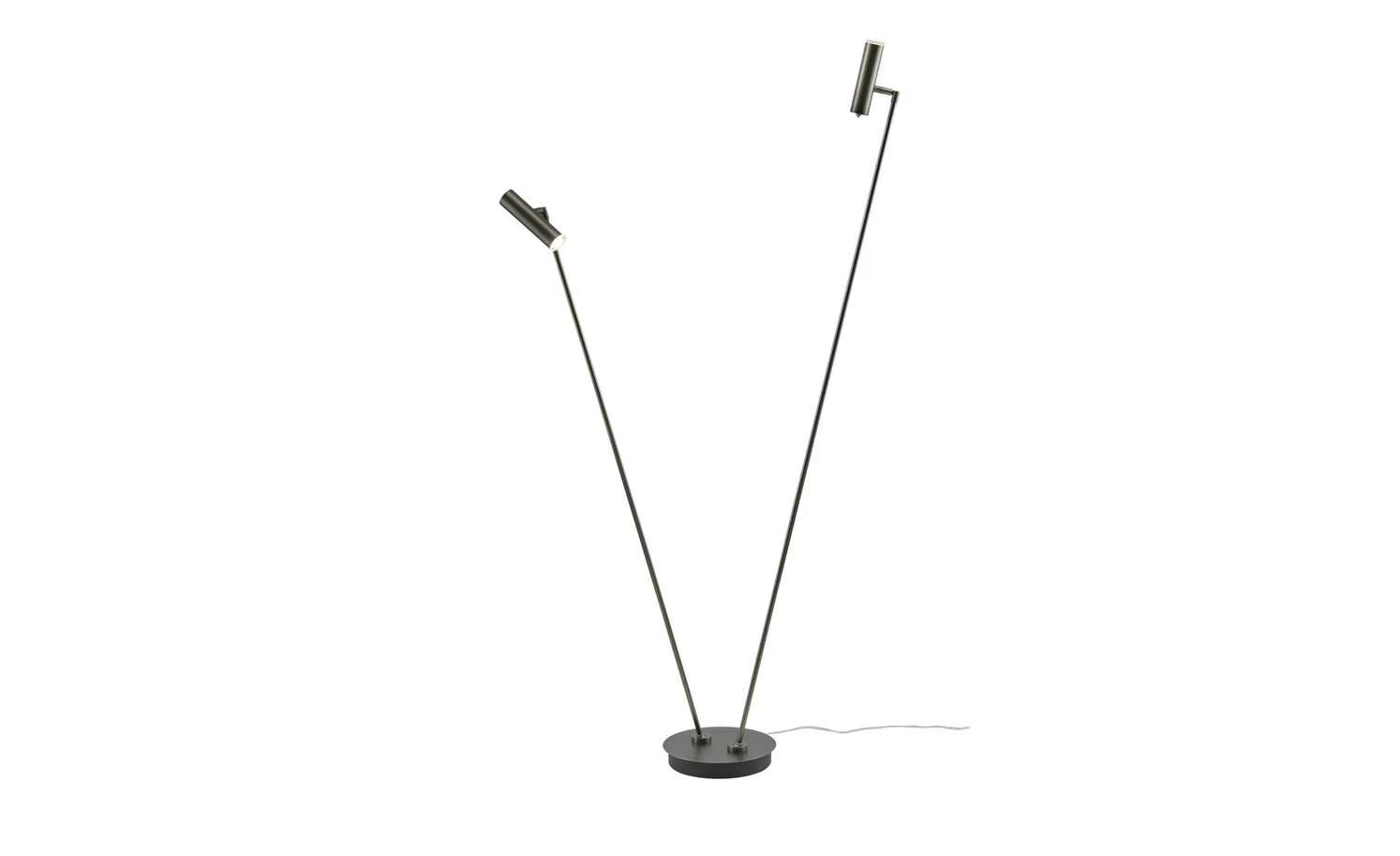 B-Leuchten LED-Stehleuchte, 2-flammig, bronzefarben 9 B-Leuchten LED-Stehleuchte, 2-flammig, bronzefarben – Bild 7