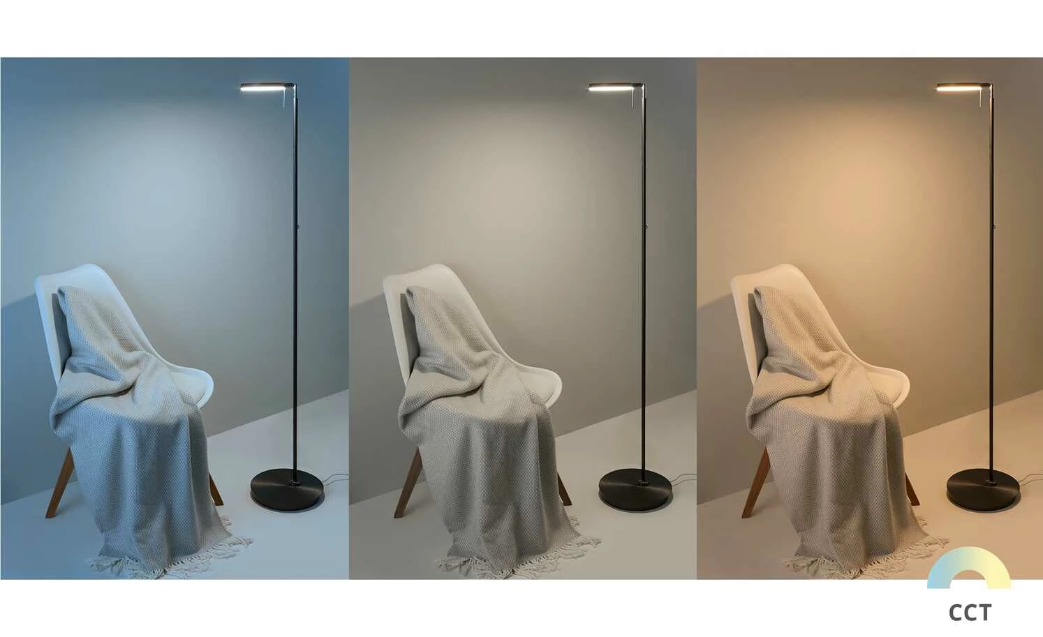 B-Leuchten LED-Stehleuchte, 1-flammig, anthrazit | Schwarz 5 B-Leuchten LED-Stehleuchte, 1-flammig, anthrazit | Schwarz – Bild 3