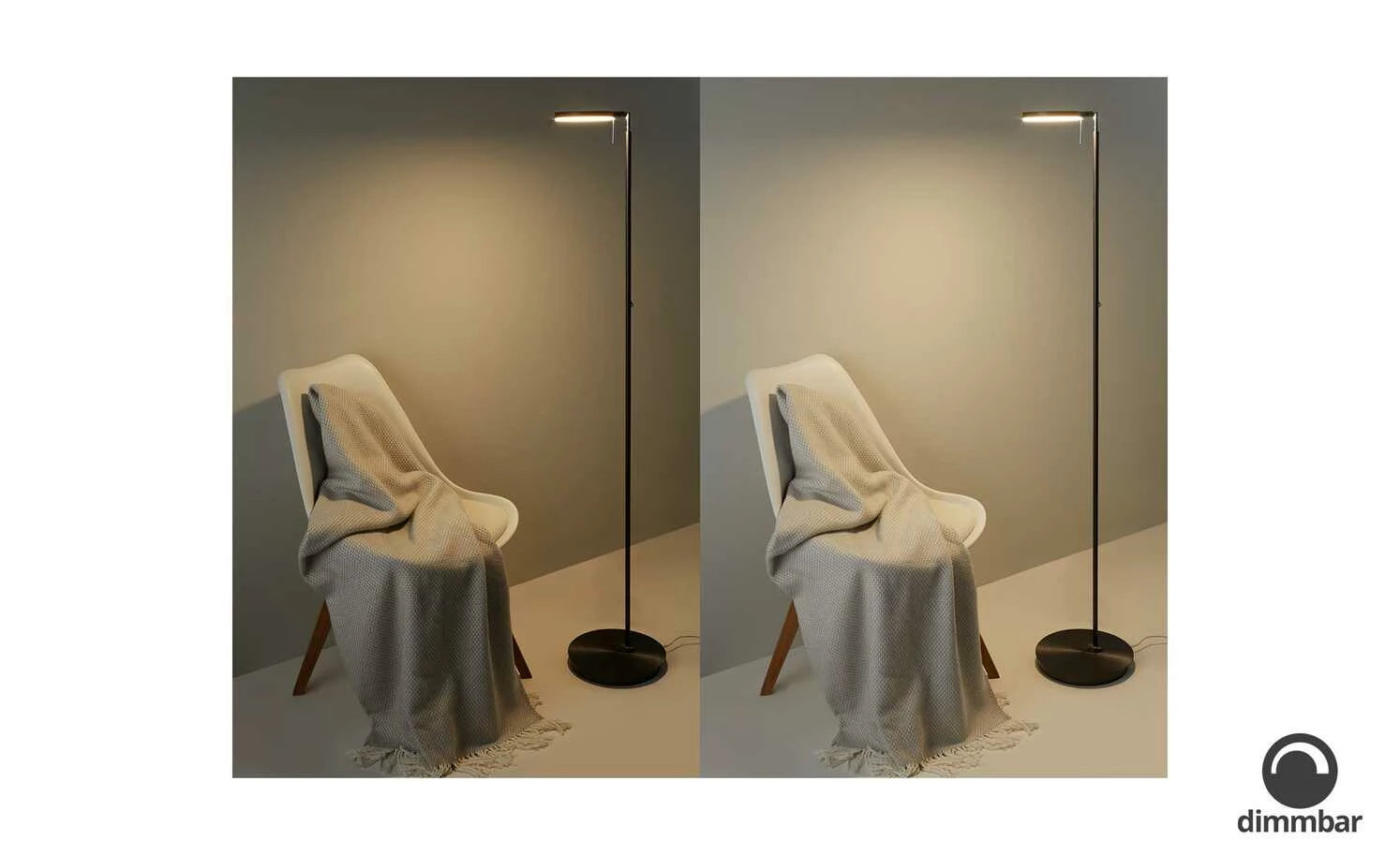 B-Leuchten LED-Stehleuchte, 1-flammig, anthrazit | Schwarz 3 B-Leuchten LED-Stehleuchte, 1-flammig, anthrazit | Schwarz