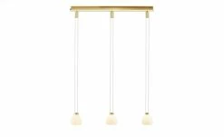 B-Leuchten LED-Pendelleuchte, 3-flammig, messing-matt -Innenleuchten Verkaufsladen 11686227 3 202112232232